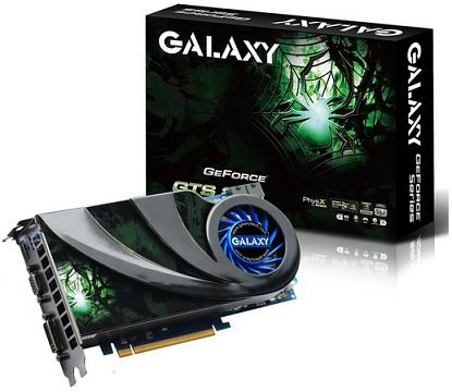 galaxy new gts250 - Galaxy lança uma GeForce GTS 250 com boas memórias