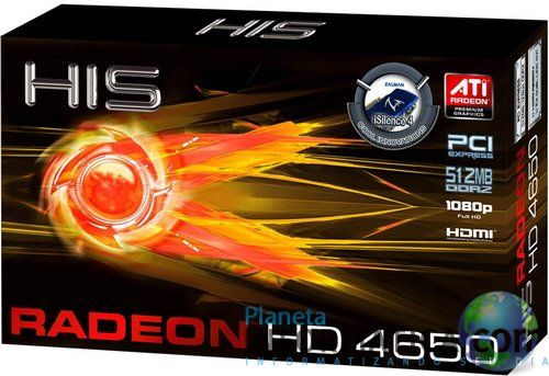 hd4650 caixa - HIS lança a sua Radeon HD4650 iSilence 4 na França