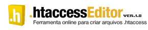 Editor de arquivo htaccess