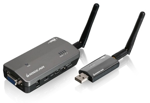 iogear wireless usb - Adptador wireless Iogear USB to VGA kit, gera vídeo sem fio