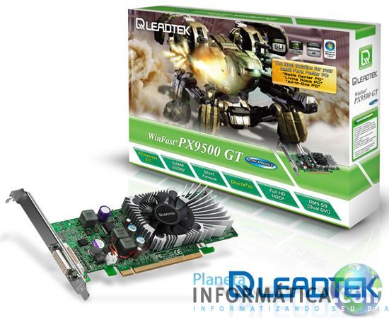 leadtek 9500gt.thumbnail - Leadtek apresenta sua GeForce 9500GT