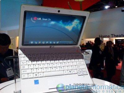 lg smart - [CES 09]LG X120: Notebook com LG Smart On