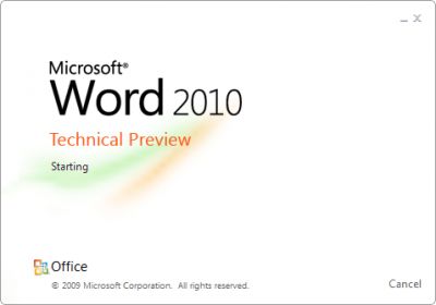 normal word 2010png - Office 2010: Microsoft confirma nome e período de lançamento
