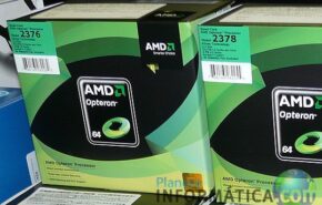 Fotos das embalagens e do processador Opteron “Shanghai”