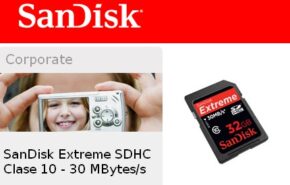 SanDisk SDHC Extreme de 32 GB, 30 MB/s