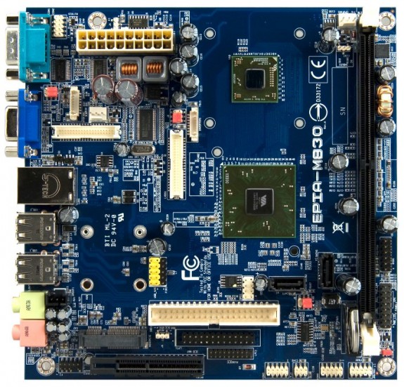 viaepia m830board01 575x551 - VIA apresenta placa com Nano E