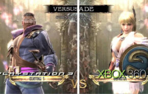 Soul Calibur IV rodando no Xbox 360 e no Playstation 3: qual videogame se sai melhor?