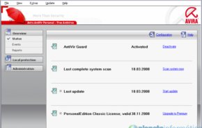 Avira AntiVir Personal 8.2.0.337