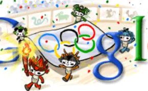 Jogos Olímpicos 2008 recebem homenagem do Google
