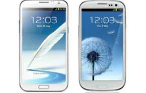 Comparativo: Samsung Galaxy Note 2 vs Samsung Galaxy S3