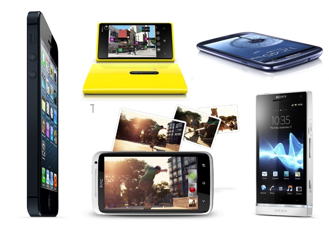 comparativa iphone 5 1 - Comparativo: iPhone 5 vs Galaxy S3, HTC One X, Nokia Lumia 920 e Sony Xperia S
