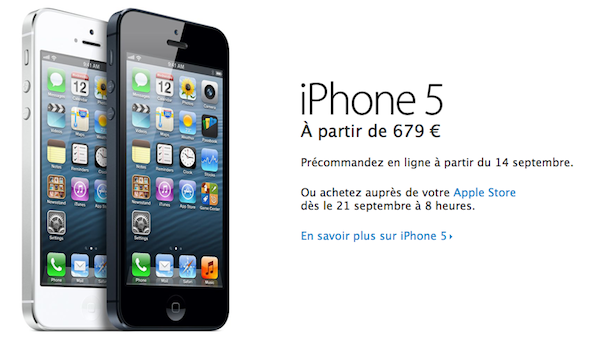 iphone5precioseuropa - iPhone 5 já tem preço oficial: desde 679 euros