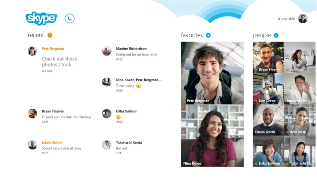 skypewin8 - Windows 8 já tem o novo Skype está disponível para download