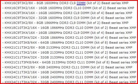 kingston414n1nknmemoryddr3 - Kingston anuncia sua memória DDR3 HyperX Beast