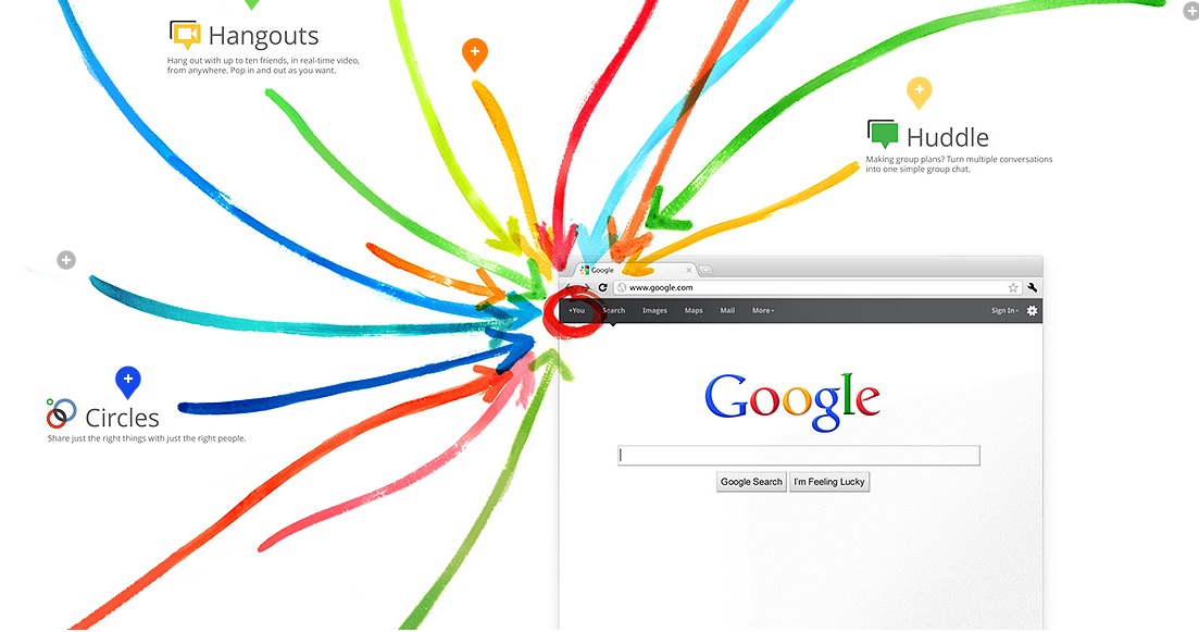 google plus logo background - Google + já tem mais usuários que Twitter e Youtube