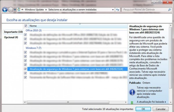 windows 7 atualizacao 600x387 - Atualização do Windows 7 não deixa usuários inicar o sistema