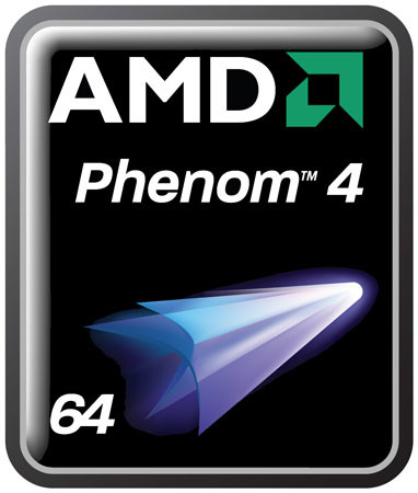 amd phenom iv logo - Processador AMD 'Baeca' de 12 núcleos