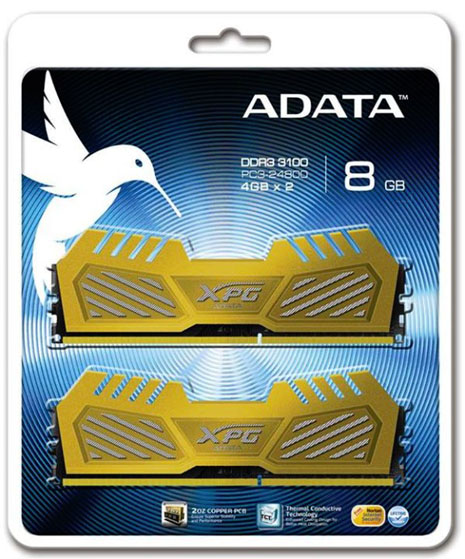 adata ddr3 3100 - ADATA lançou seu kit de memória DDR3 XPG V2 a 3.100 MHz