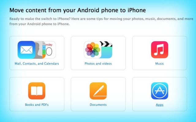 Guia Apple android a iPhone - Apple publica sua guia para migrar de Android a iOS