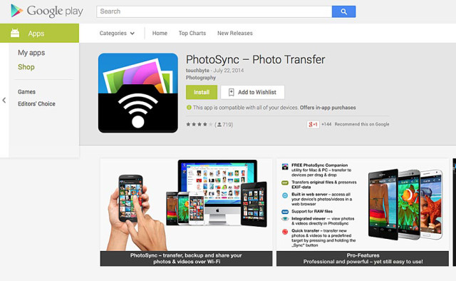 PhotoSync para Android - Apple publica sua guia para migrar de Android a iOS